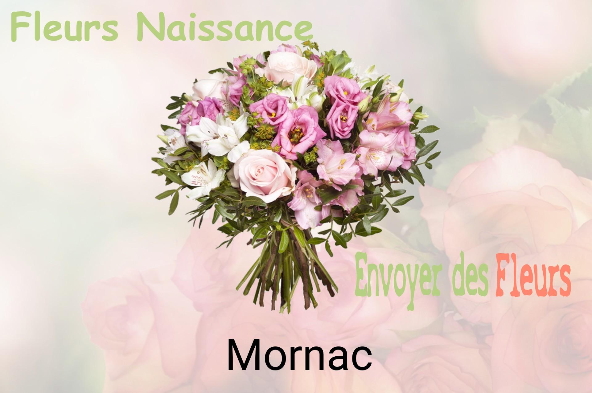Bouquet de fleurs de naissance livré à Mornac